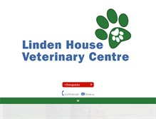 Tablet Screenshot of lindenhousevets.com